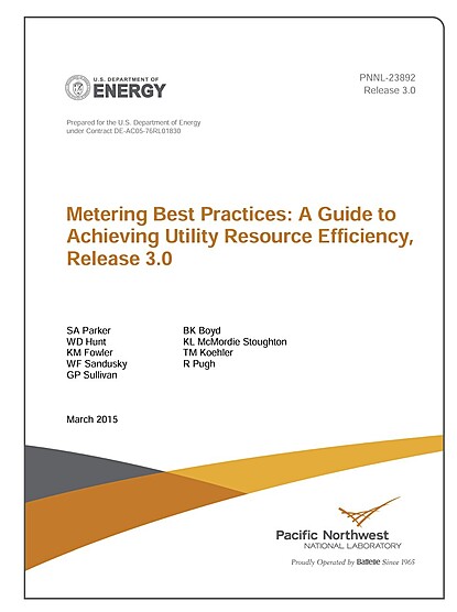 US Department of Energy - Metering Best Practices: A Guide to Achieving Utility Resource Efficiency.